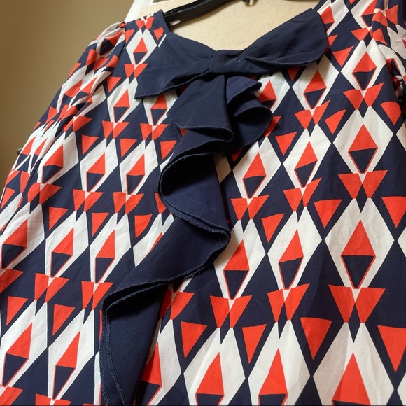 Geometric Pattern Girls Dress 🐝 - Picture 7 of 7